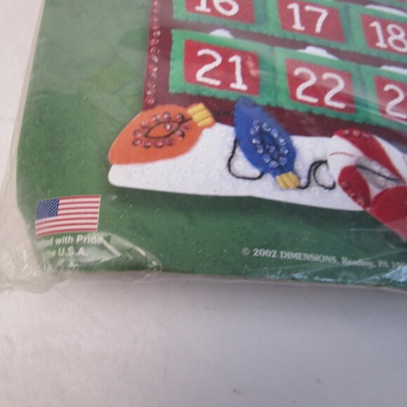Dimensions Feltworks Snow Friends Advent Calendar Kit #8118 - NEW (Other) - Picture 4 of 8